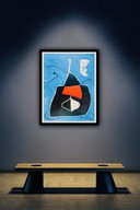 Joan Miró: "Dona, Ocell, Estel, 1978". Großes Format.