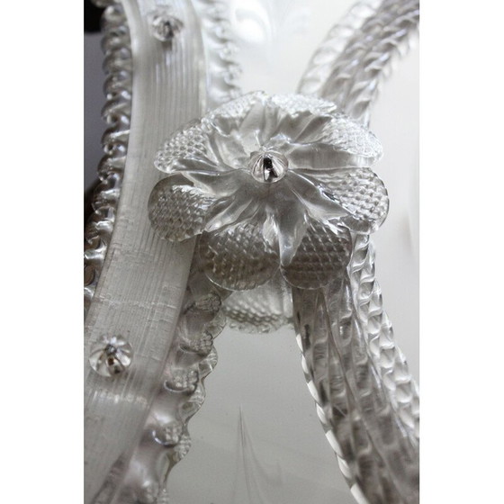 Image 1 of Klassischer venezianischer Spiegel aus Muranoglas, Italien 1950er Jahre