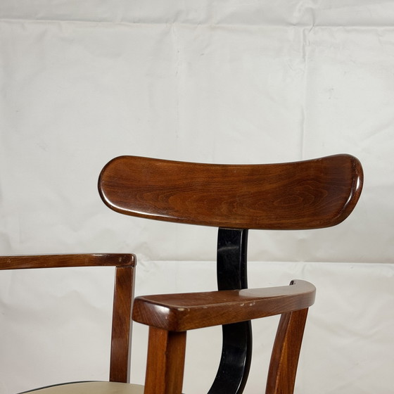 Image 1 of 1X Art Deco Beistellstuhl von Lajos Kozma für Szék És Faárugyár Rt, 1930S