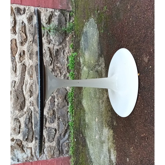 Image 1 of Vintage Couchtisch aus schwarzem Marmor und Aluminium, 1970