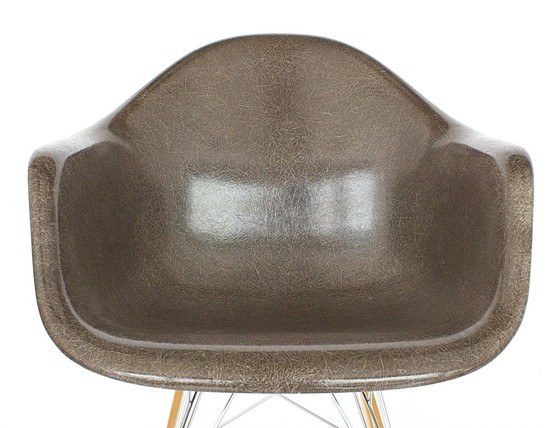 Image 1 of Mid-Century RAR Rocking Chair with Vitra Base Charles & Ray Eames for Herman Miller