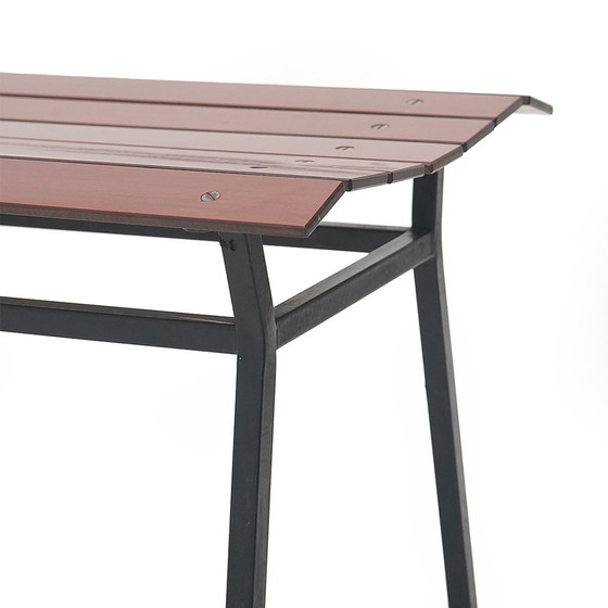 Image 1 of Metallbank und Formica-Latte, 1950er Jahre