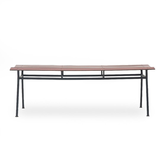 Image 1 of Metallbank und Formica-Latte, 1950er Jahre