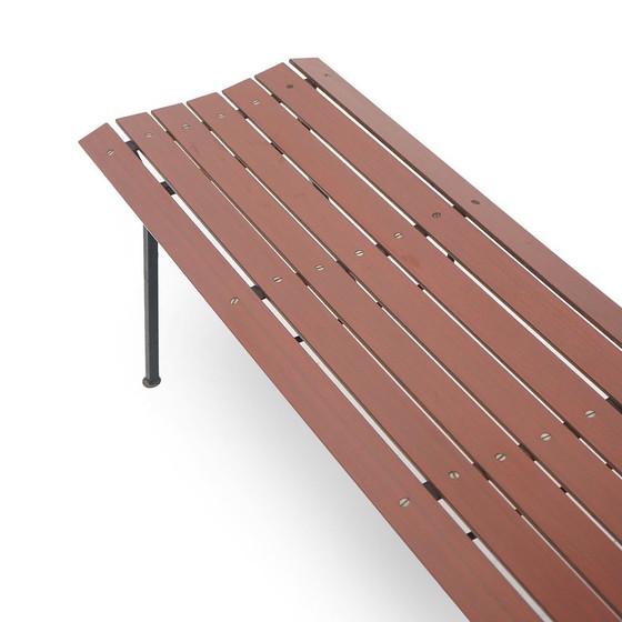 Image 1 of Metallbank und Formica-Latte, 1950er Jahre