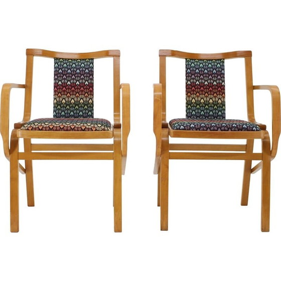 Image 1 of Paar Vintage-Sessel von Ton, Tschechoslowakei 1970
