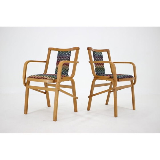 Image 1 of Paar Vintage-Sessel von Ton, Tschechoslowakei 1970