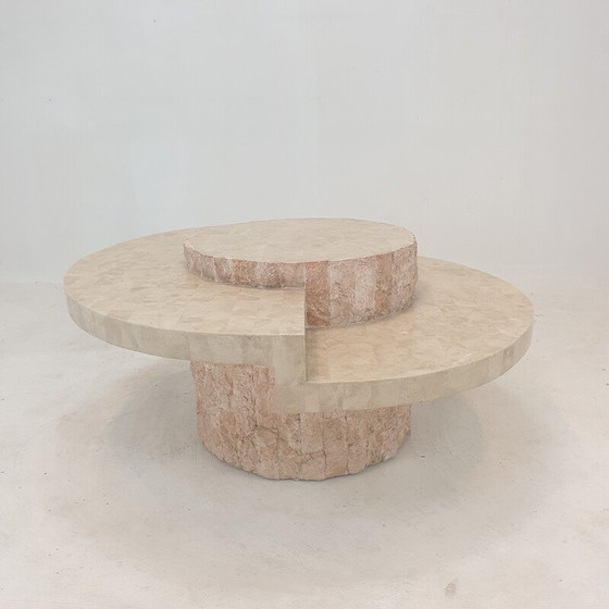Image 1 of Vintage Mactan Stein Couchtisch von Magnussen Ponte, 1980er Jahre