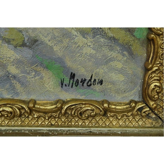 Image 1 of Vintage-Ölgemälde von Wim van Norden, Niederlande 1940