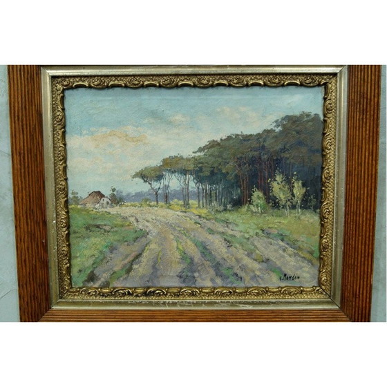 Image 1 of Vintage-Ölgemälde von Wim van Norden, Niederlande 1940