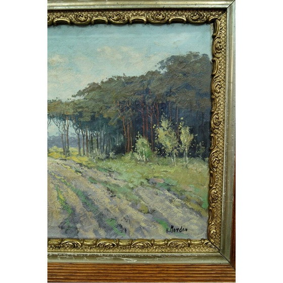 Image 1 of Vintage-Ölgemälde von Wim van Norden, Niederlande 1940