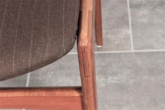 Image 1 of 4x Erik Buck Teakholzstühle für O.D. Mobler