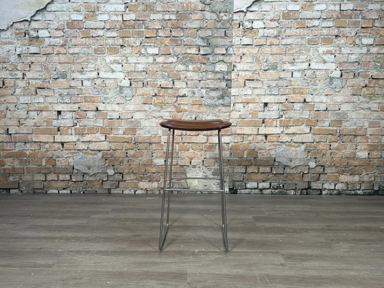 Image 1 of Cappellini Hi Pad Stool brauner Barhocker