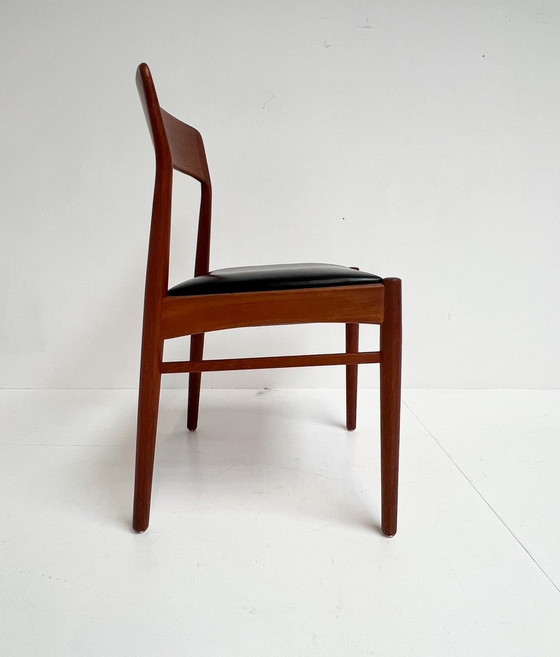 Image 1 of Satz von 6 Stühlen des Modells 26 von Henning Kjaernulf für Kurop Stolefabrik, 1960er Jahre