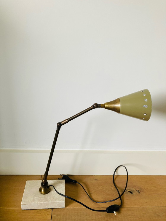 Image 1 of Vintage italienische Schreibtischlampe
