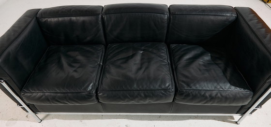 Image 1 of Mk10898 Lc2 Sofa von Le Corbusier, Pierre Jeanneret und Charlotte Perriand für Cassina