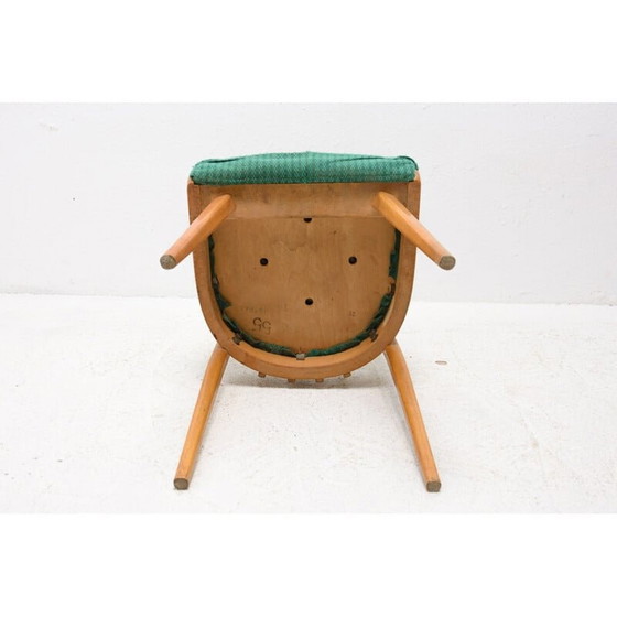 Image 1 of Satz von 4 Esszimmerstühlen aus Buchenholz, Mid Century, Tschechoslowakei 1960er Jahre