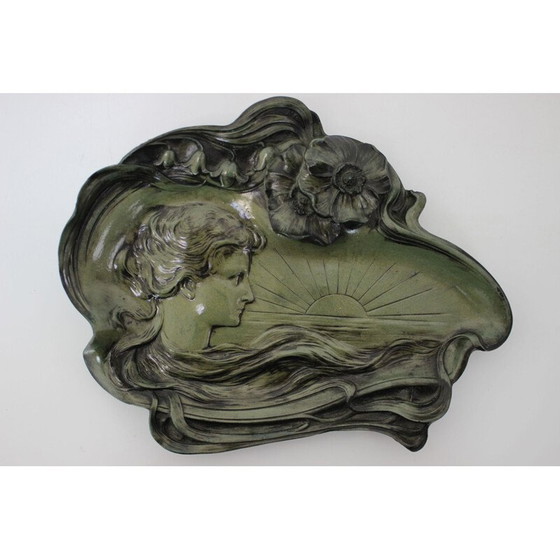 Image 1 of Wandskulptur aus Harz, Tschechoslowakei 1950