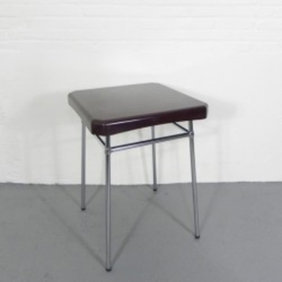 Image 1 of Kleiner Esstisch Bakelitplatte 55 x 55 cm von Supraluxe - 1950s