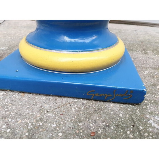 Image 1 of Vintage Athena Beige Banana Lampe von Georgia Jacob, 1975