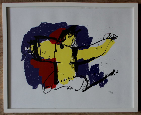 Image 1 of Herman Brood – Siebdruck: Brasil God (schöner Rahmen!)