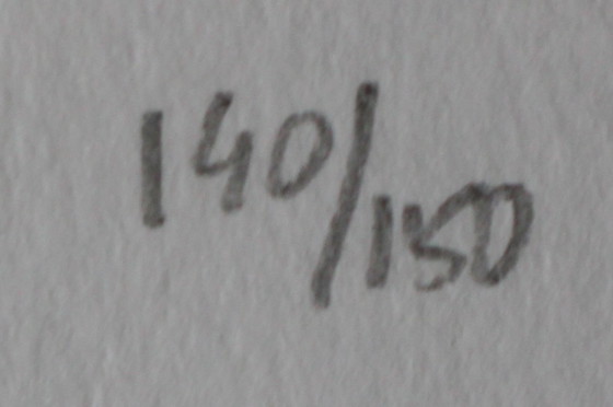 Image 1 of Herman Brood – Siebdruck: Brasil God (schöner Rahmen!)