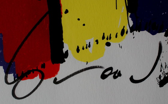 Image 1 of Herman Brood – Siebdruck: Brasil God (schöner Rahmen!)