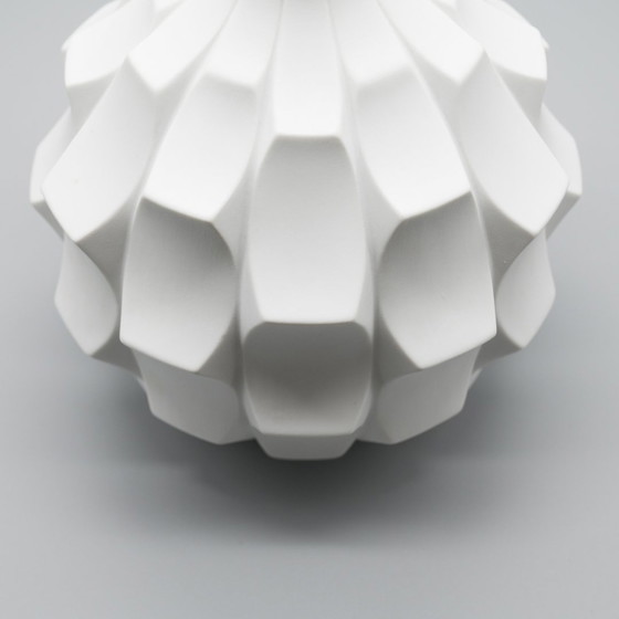 Image 1 of Archais Heinrich Fuchs Op Art Retro Hutschenreuther Biskuit Porzellan Vase Trio