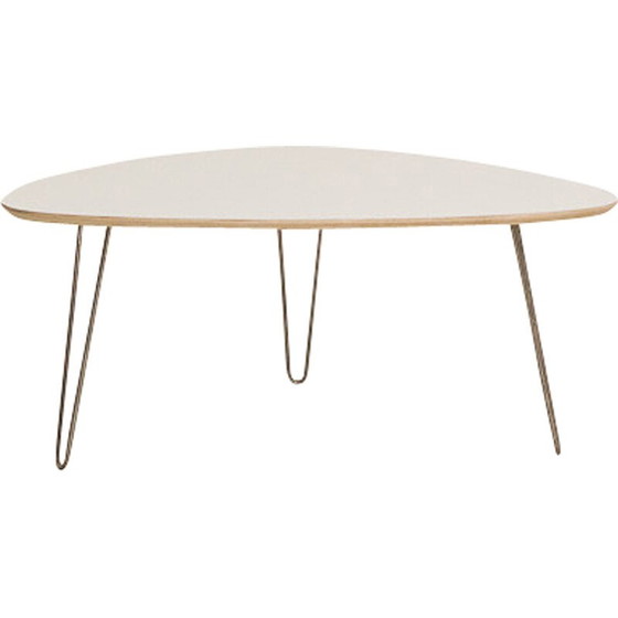 Image 1 of Vintage Couchtisch mit Metallbeinen, Frankreich