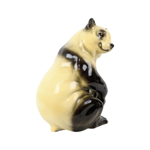 Große Panda-Statue aus Keramik