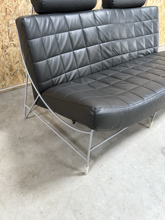 Image 1 of Leolux Volare Zweisitzer-Sofa aus Leder