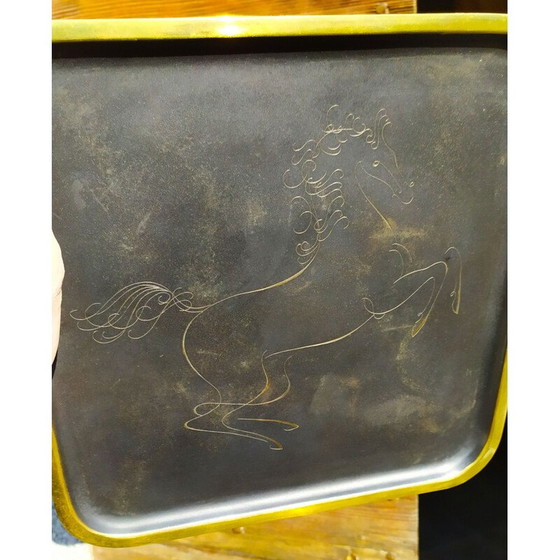 Image 1 of Messing-Tablett von Karl Hagenauer, 1930