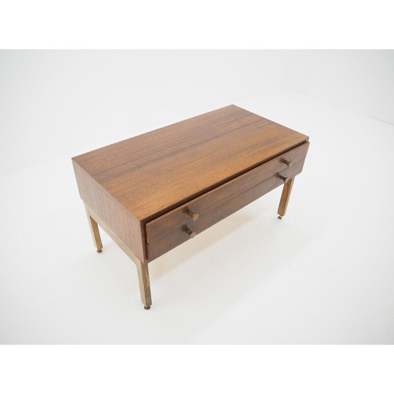 Image 1 of Vintage Kommode aus Holz und Chrom, Tschechisch 1960