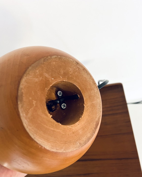 Image 1 of Vintage Tischlampe aus Holz '70s