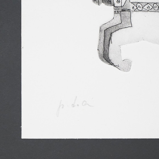 Image 1 of Farbsiebdruck "Die Heiligen Drei Könige" von Emanuele Luzzati, 1980er Jahre