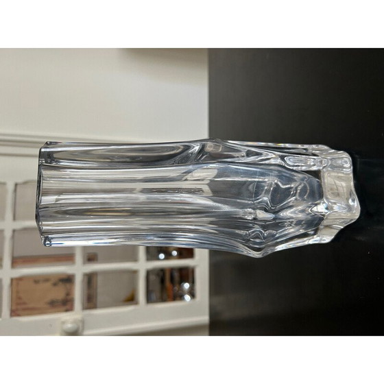 Image 1 of Alte asymmetrische Kristallvase für Daum, 1964