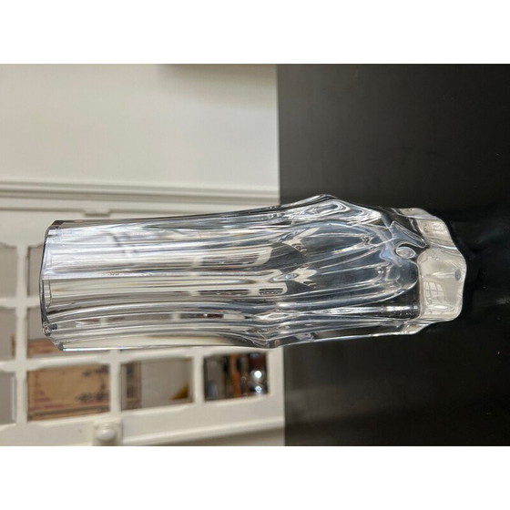 Image 1 of Alte asymmetrische Kristallvase für Daum, 1964