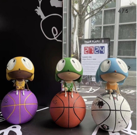 Image 1 of 3x Edgar-Pläne - 75. Jahrestag NBA