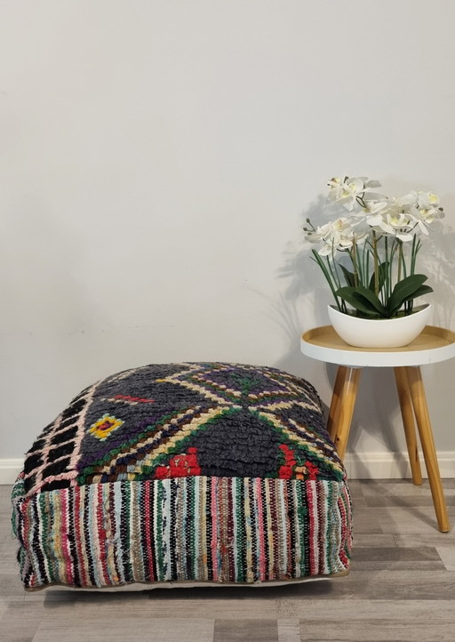 Vintage Marokkanischer Fußhocker