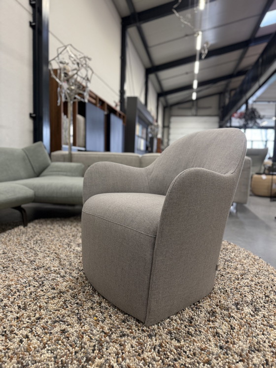 Image 1 of Gelderland 7901 Solid Chair Drehsessel Grau Re Wool