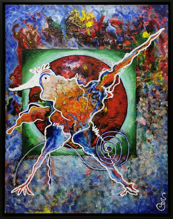 'Feuervogel' – Gemälde & Zeichnungen