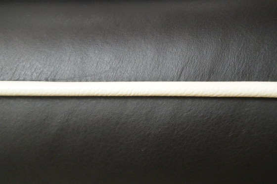 Image 1 of Schwarzer Leder Topform Pinto Design Sessel