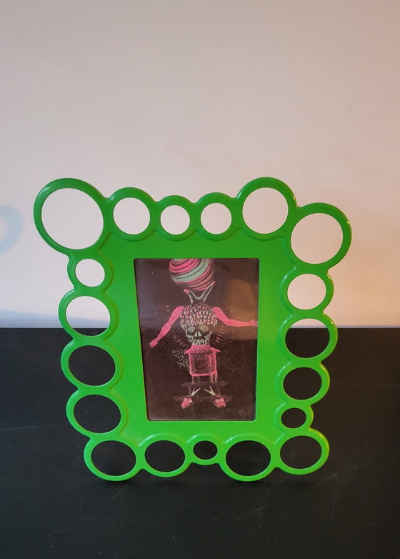 Image 1 of Vintage IKEA Bilderrahmen Grün im Pop-Art Stil
