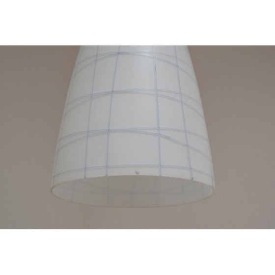 Image 1 of Mid Century Glas-Hängeleuchte, 1960er Jahre