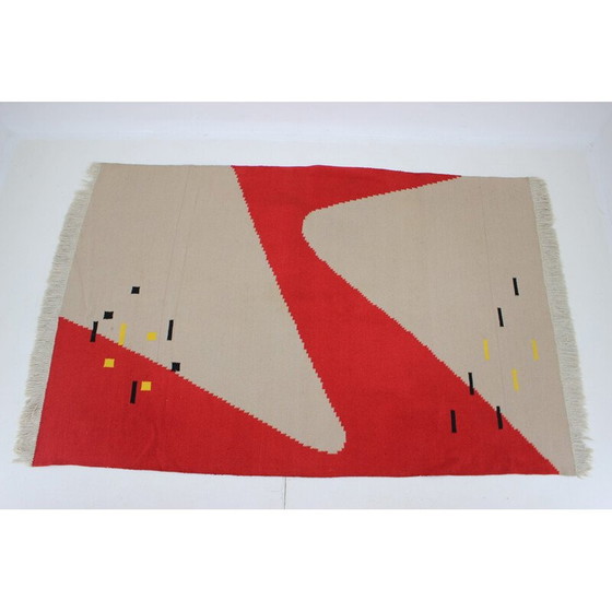 Image 1 of Kelim-Teppich aus Wolle, 1950