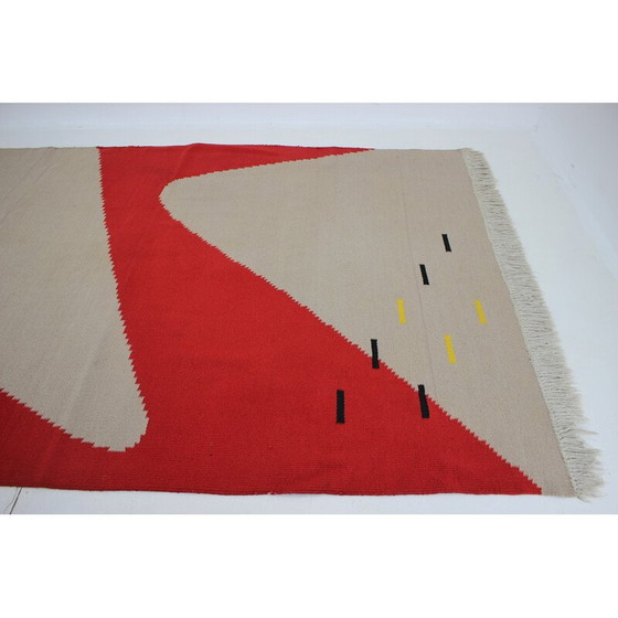 Image 1 of Kelim-Teppich aus Wolle, 1950