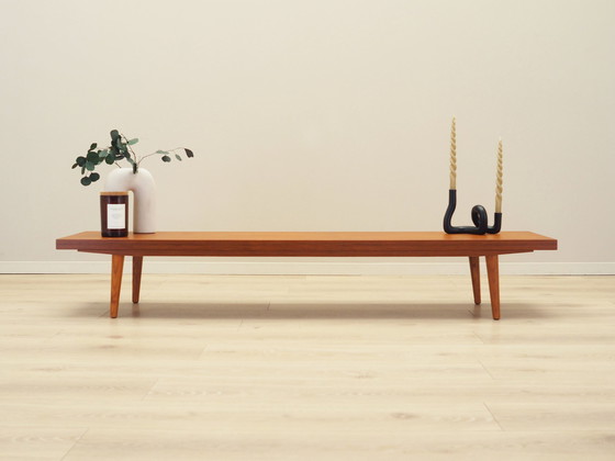 Image 1 of Teakholz-Lowboard, Dänisches Design, 1970er Jahre, Produktion: Dänemark