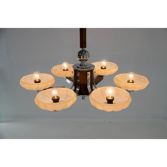 Image 1 of Vintage-Kronleuchter im Art-déco-Stil, 1930er Jahre