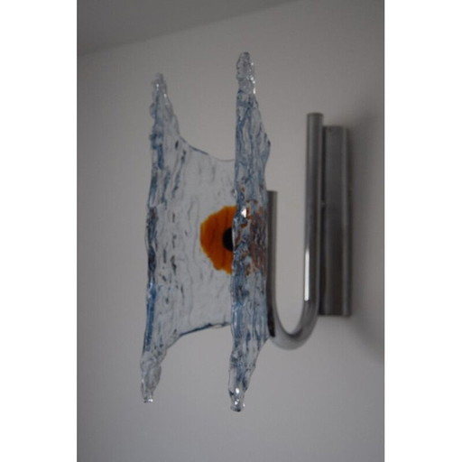 Vintage Wandlampe Murano Pop Art 1960