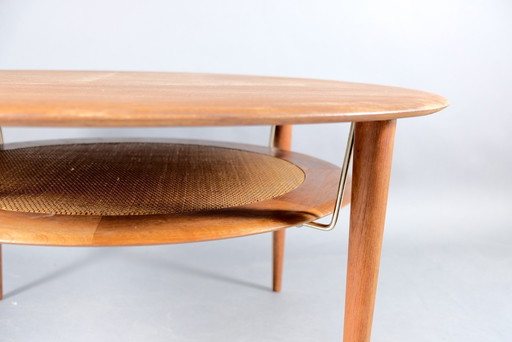 Mid-Century Teak Model 515 Coffee Table by Orla Mølgaard-Nielsen for France & Søn / France & Daverkosen, 1960s