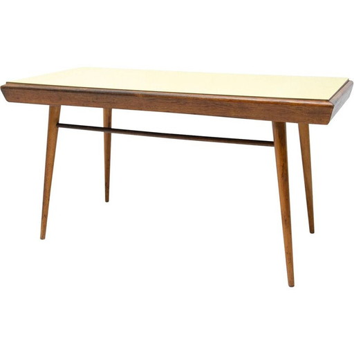 Vintage Couchtisch aus Buchenholz von Interiér Praha, Tschechoslowakei 1960